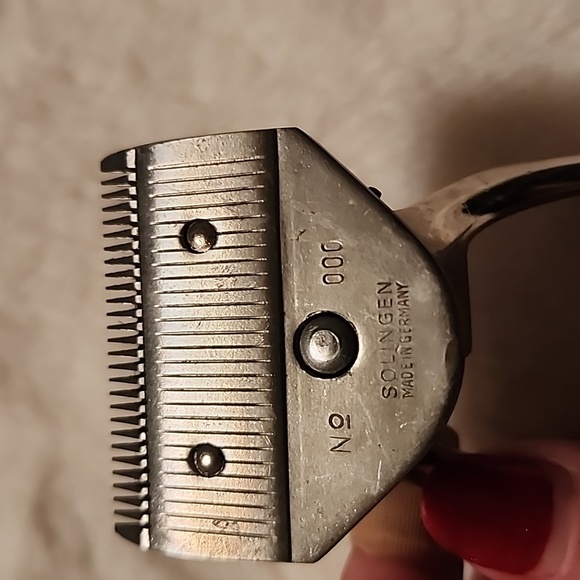VINTAGE  HAIR CLIPPER SOLINGEN. SILVER. - Picture 4 of 6